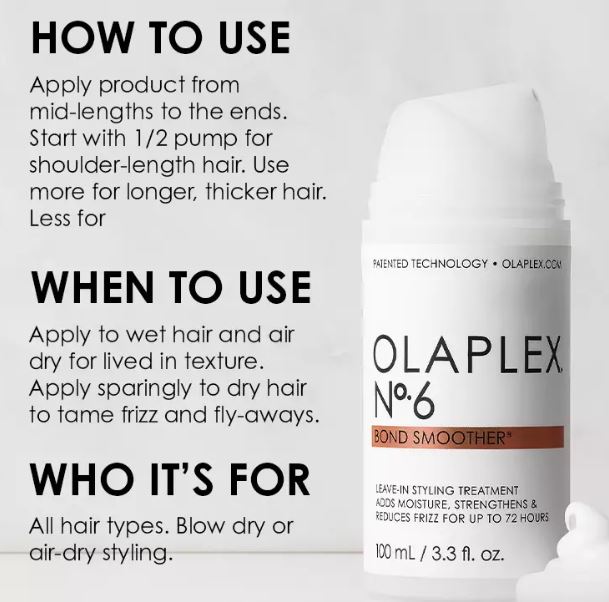 Olaplex No.6 Bond Smoother 100ml - Image 3