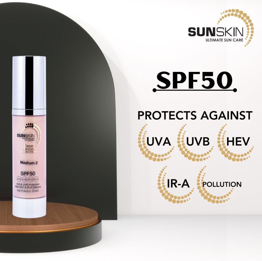 Sunskin 3-in-1 UV-DERM SPF 50 Protection, Moisturizer & Foundation 50ml - Image 7